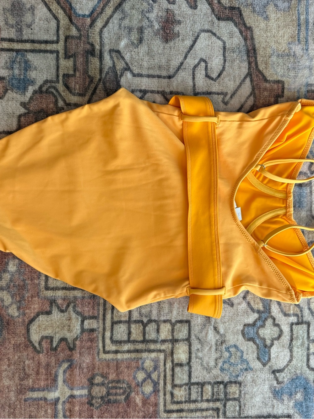 JONATHAN SIMKHAI Noa Bustier One-Piece Yellow Swimsuit Sz XS - Picture 6 of 10